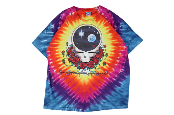 1992 grateful dead space your face tie dye tee