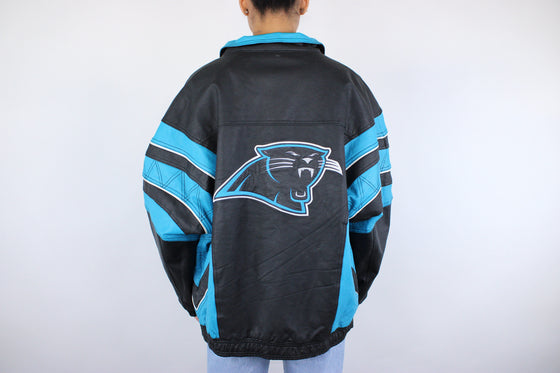 90s Carolina Panthers Starter Leather Jacket