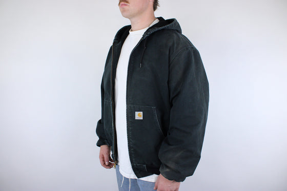 2000s carhartt hooded jacket