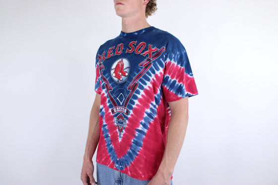 90s boston redsox tie dye tee