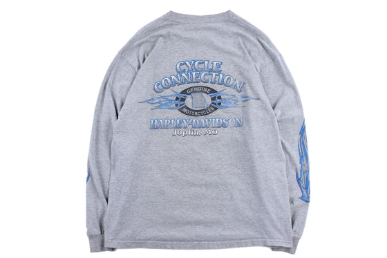 90s harley davidson cycle connection montana l/s tee
