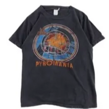  Vintage 80s deaf leppard pyromania band tee