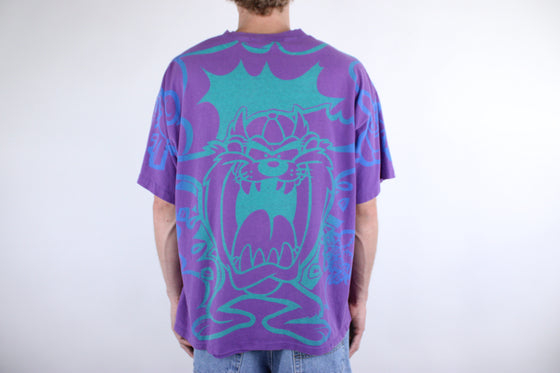 1993 colorado rockies taz aop tee