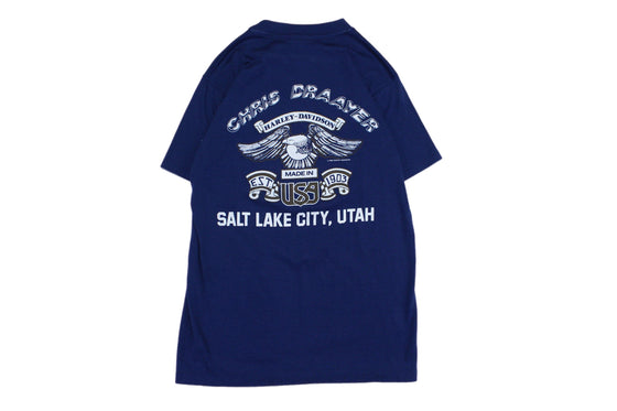 1982 harley davidson made in usa salt lake city tee