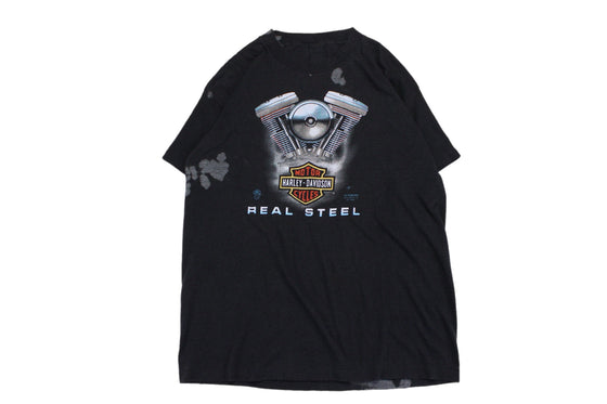 1989 harley davidson 3d emblem tee