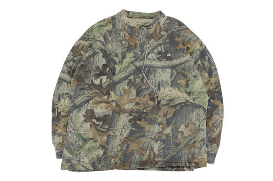 Vintage 90s real tree camo l/s tee