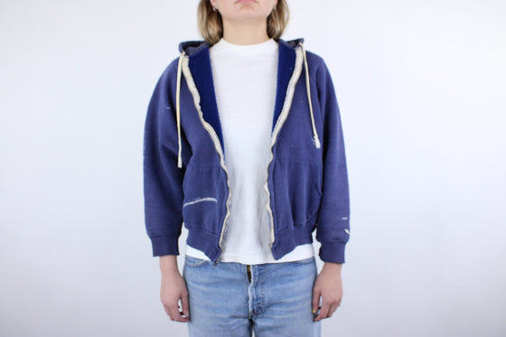 70s zip-up hoodie
