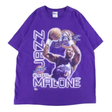  Vintage 90s karl malone utah jazz player tee