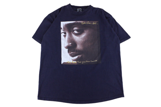 Vintage 2000s tupac "rose that grow from concrete" tee