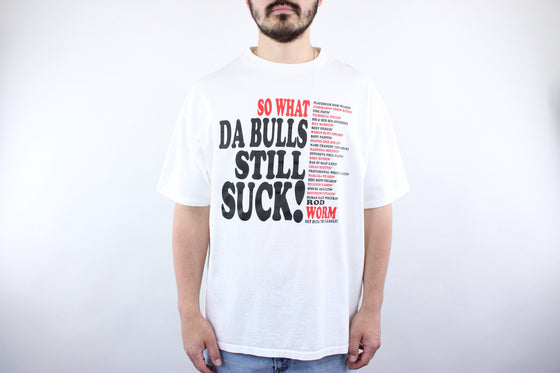 Vintage 90s so what da bulls still suck! tee