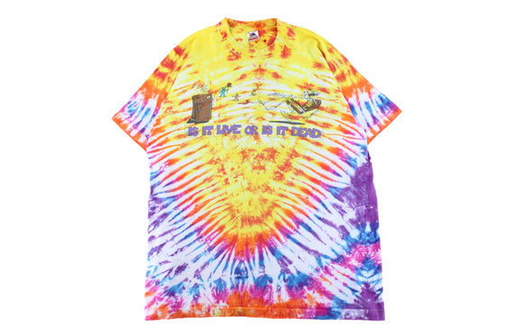 90s grateful dead 'is it live or is it dead' tee