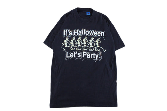 90s halloween party glow in the dark tee
