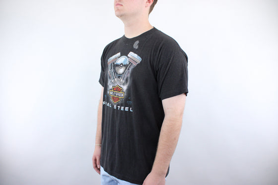 1989 harley davidson 3d emblem tee