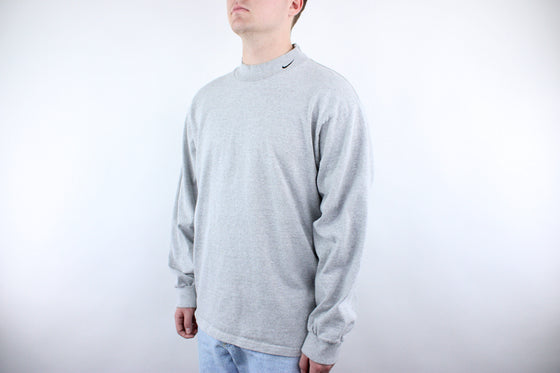 Vintage 2000s nike mock neok l/s tee