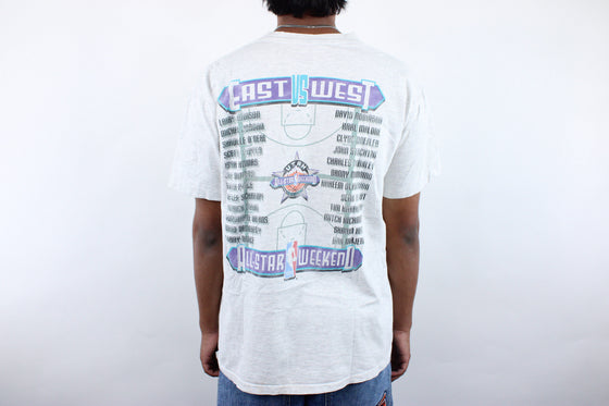 Vintage 1993 nba all star weekend caricature tee