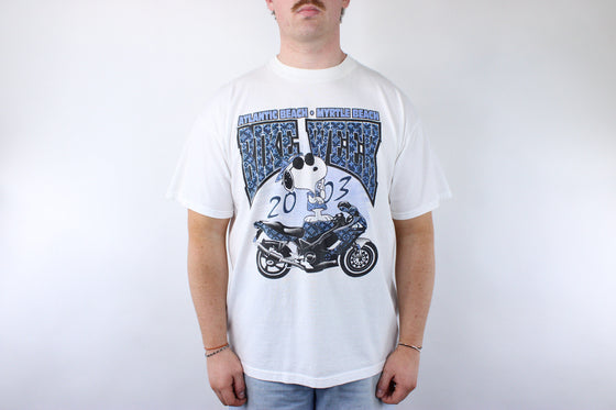 Vintage 2003 bike week joe cool tee