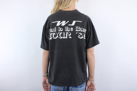 Vintage 1986 warren johnson racing tee