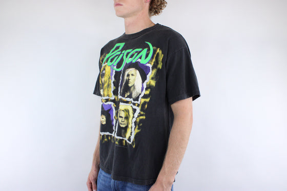 1991 poison world tour tee