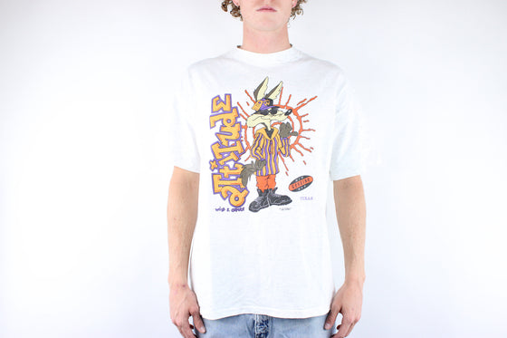 1993 willie e coyote rap tee