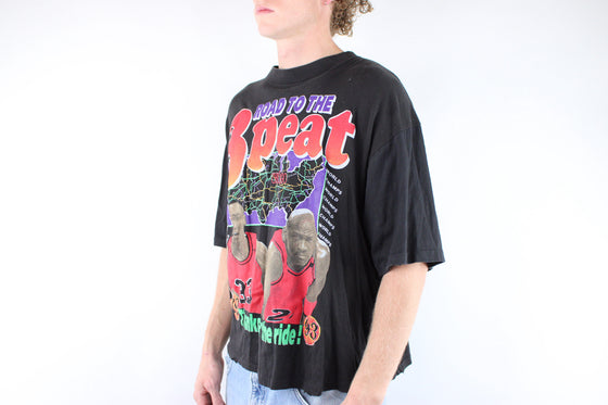 1994 chicago bulls 'road to 3 peat' tee