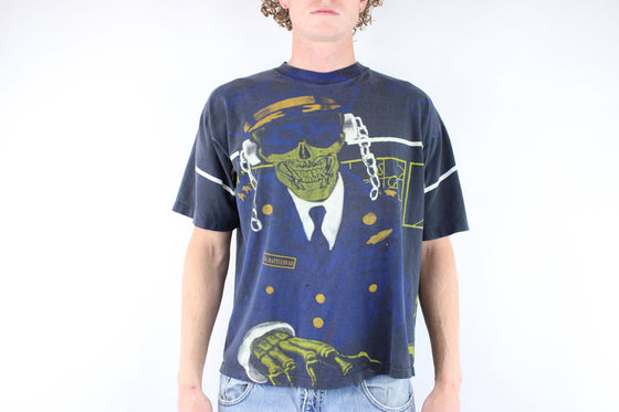 90s megadeath gen. rattlehead big print tee