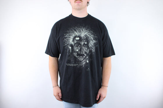 1993 albert einstein glow in the dark tee