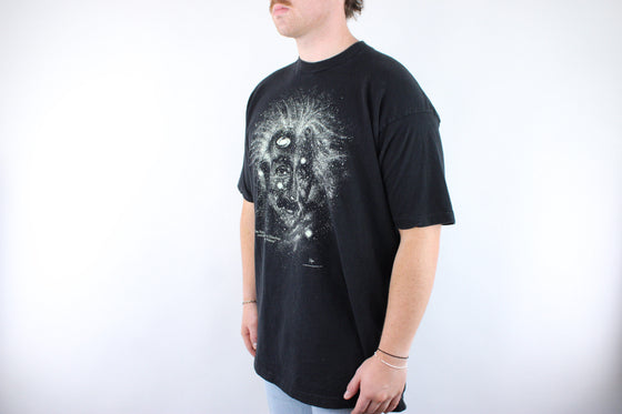 1993 albert einstein glow in the dark tee