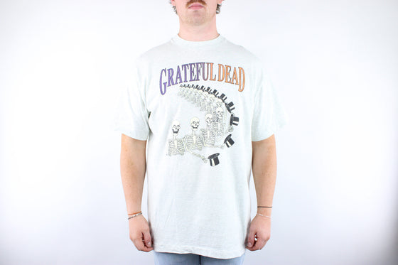 1993 grateful dead 'kind to your mind tour' glow in the dark tee