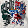 2005 Eagles vs Patriots Super Bowl Sweatshirt