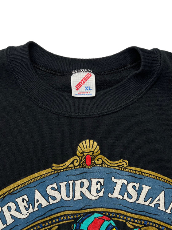 vtg 90's treasure island sweatshirt