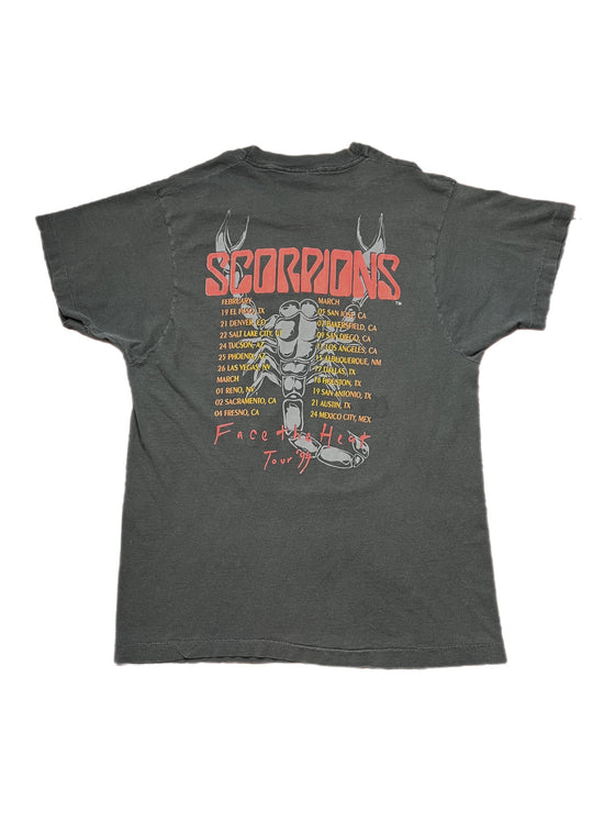vtg 1994 scorpions face the heat tour tee