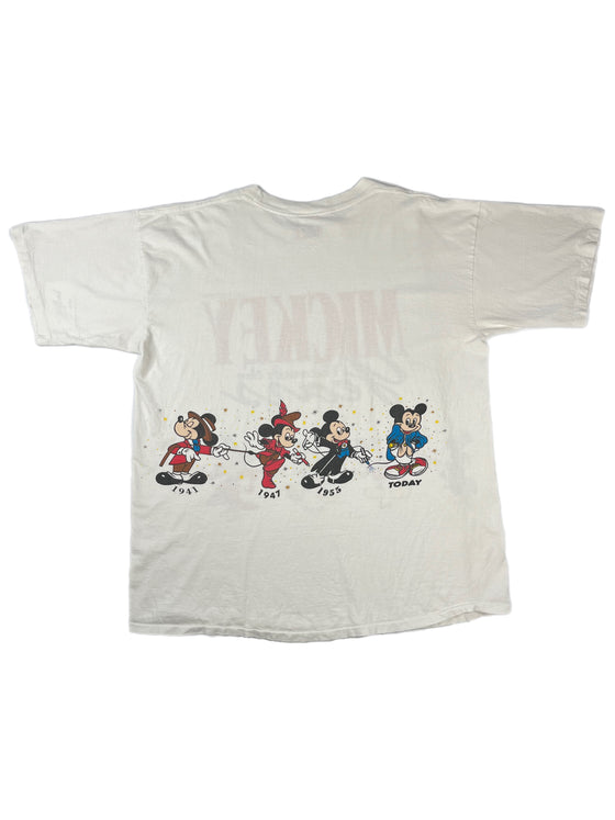 90's mickey through the years wrap around tee