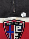 vtg 90's polo sport 1/3 zip polo