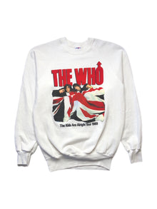  1989 the who the kids are alright tour sweatshirt