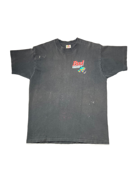 vtg 90's bud concert series tee (paint)