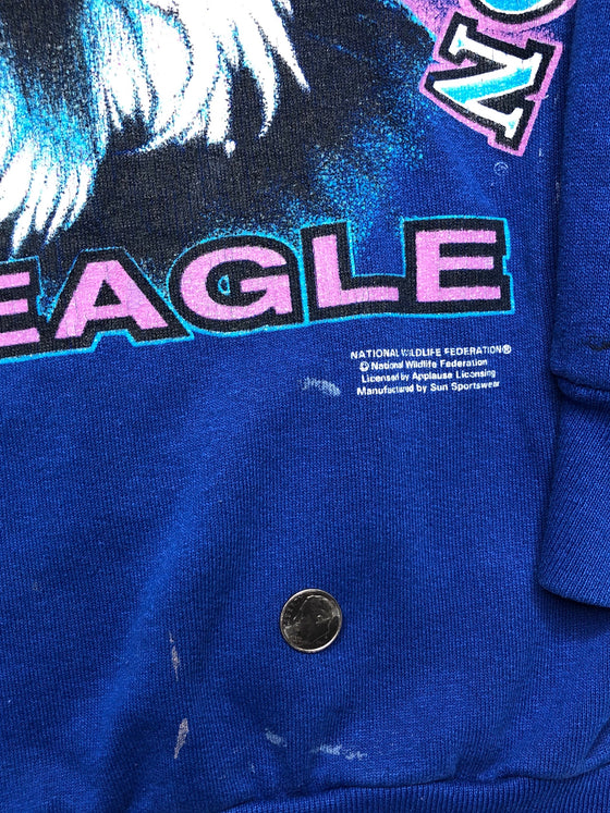 90's bald eagle sweatshirt
