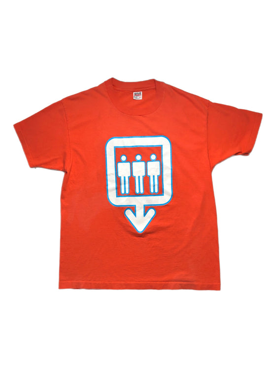 vtg 90's the elevator drop band tour tee