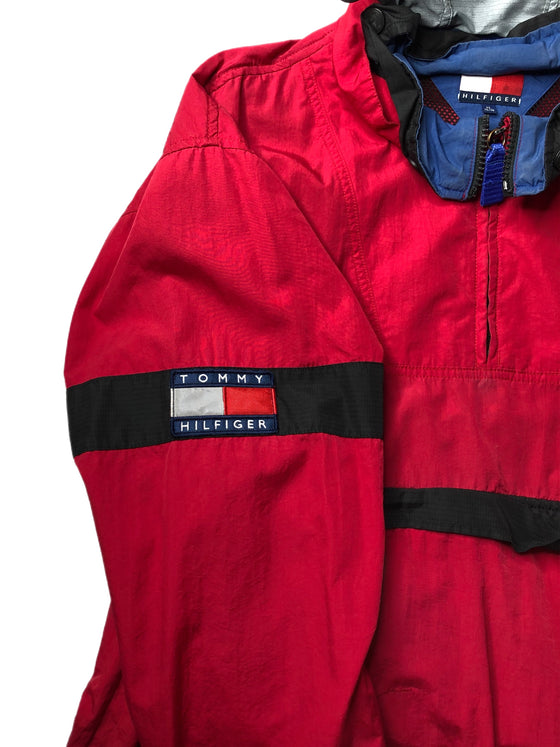 90's tommy hilfiger windbreaker jacket