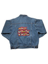 vtg 90's walt disney world character denim jacket